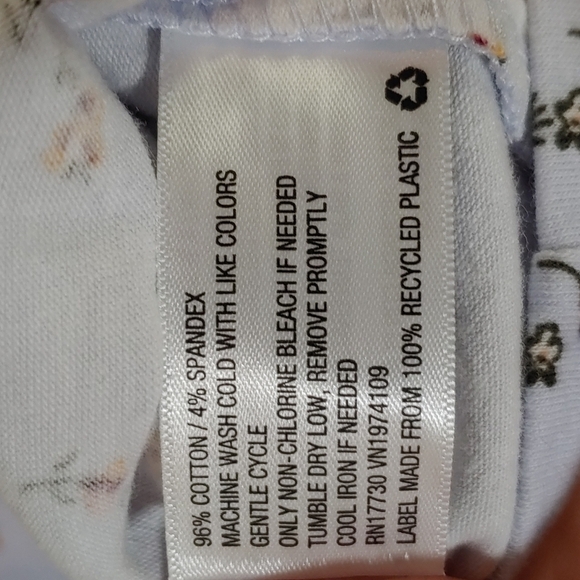 wild fable lilac floral print top size XXL, S - Picture 4 of 6